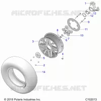 ROUES, FRONT AND HUB