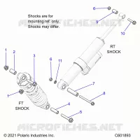SUSPENSION, SUPPORT AMORTISSEUR , REAR SUSP.