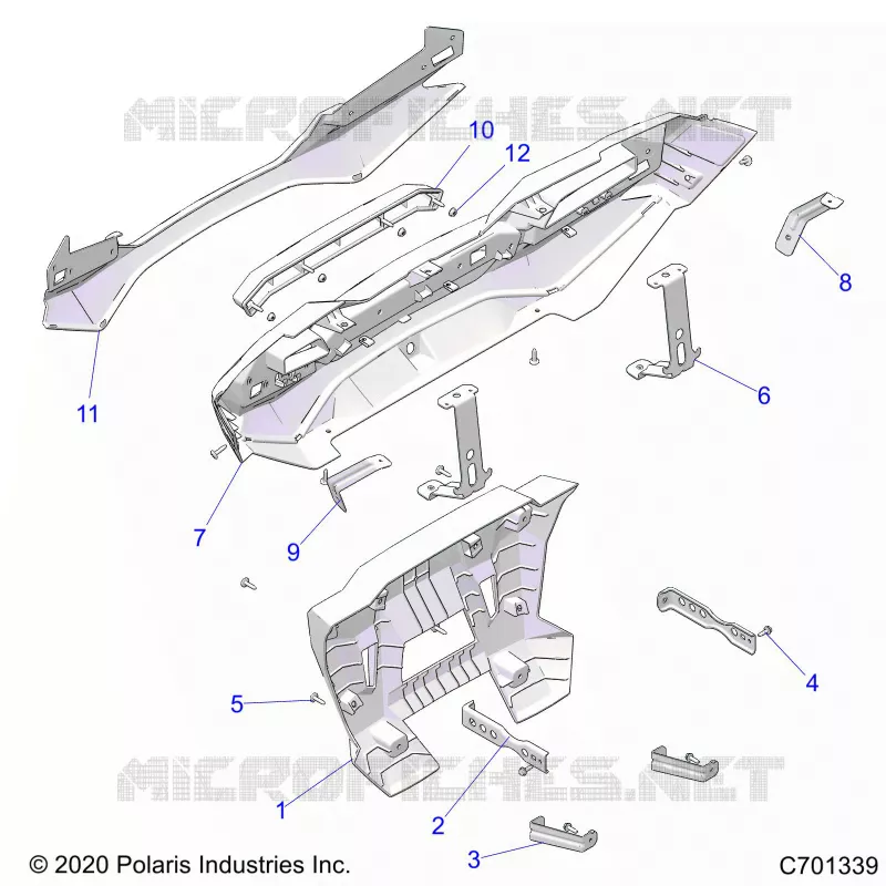 CARROSSERIE ARRIERE BUMPER