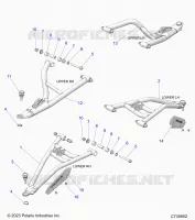 SUSPENSION AVANT CONTROL ARMS