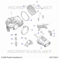 ENGINE, CORPS DE PAPILON AND FUEL RAIL