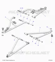 SUSPENSION AVANT CONTROL ARMS