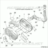 SYSTÃˆME DE TRANSMISSION, CLUTCH COVER AND DUCTING