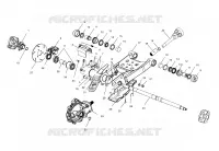 BRAS OSCILLANT/REAR SUPPORT PONT