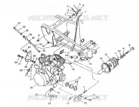 SUPPORT MOTEUR 6x6 400L, SWEDISH S948740 and  NORWEGIAN N948740 (4926812681006A)