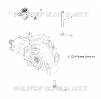 SYSTÈME DE TRANSMISSION, SUPPORT PONT, FRONT