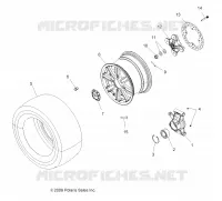 ROUES, REAR and HUB