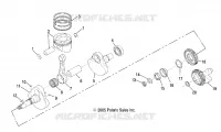 MOTEUR, VILEBREQUIN AND PISTON