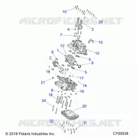 CARTERS MOTEUR AND CRANKSHAFT