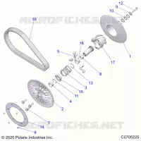 SYSTÃˆME DE TRANSMISSION, SECONDARY CLUTCH
