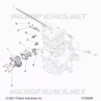 ENGINE, CORPS DE PAPILON AND FUEL RAIL