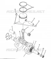 VILEBREQUIN AND PISTON ASSEMBLY (4916361636037A)