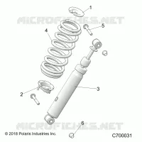 SUSPENSION AVANT SHOCK MOUNTING