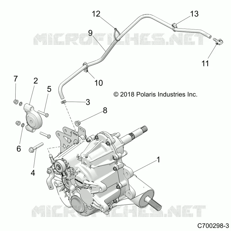 SYSTÃˆME DE TRANSMISSION, MAIN GEARCASE MOUNTING