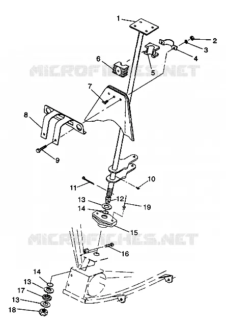 COLONNE DE DIRECTION 4X4 350L S938139 (4924342434018A)
