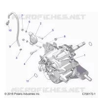 SYSTÃˆME DE TRANSMISSION, MAIN GEARCASE MOUNTING