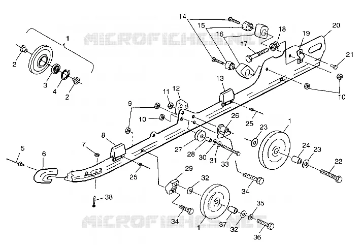 FIXATION RAIL (SUSPENSION)