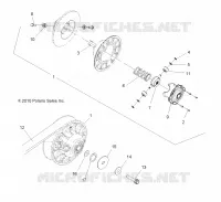 SYSTÈME DE TRANSMISSION, SECONDARY CLUTCH