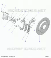 BRAKES, ETRIER DE FREIN ARRIERE