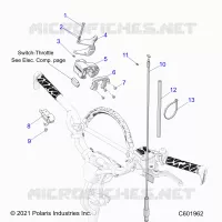 MOTEUR, THROTTLE CONTROL ASM.