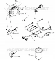 PIECES EFI  500 EFI 0952774, EFI SKS 0952574,   EFI SKS PT 0952974, AND EURO (4929052905D005)