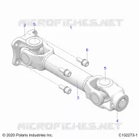 DRIVE TRAIN, PROP ARBRE DE TRANSMISSION ARRIERE