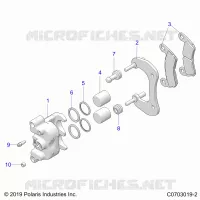 BRAKES, ETRIER DE FREIN ARRIERE