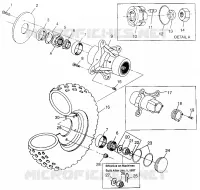 ROUE AVANT BIG BOSS 6X6 400L W97AE38A (4940814081B007)