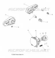 ELECTRICITE, HEADLIGHTS, TAILLIGHTS AND BULBS