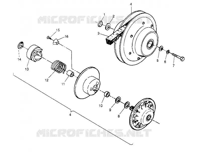 EMBRAYAGE DE TRANSMISSION ASSEMBLY 4X4 300 W948130 (4926762676C002)
