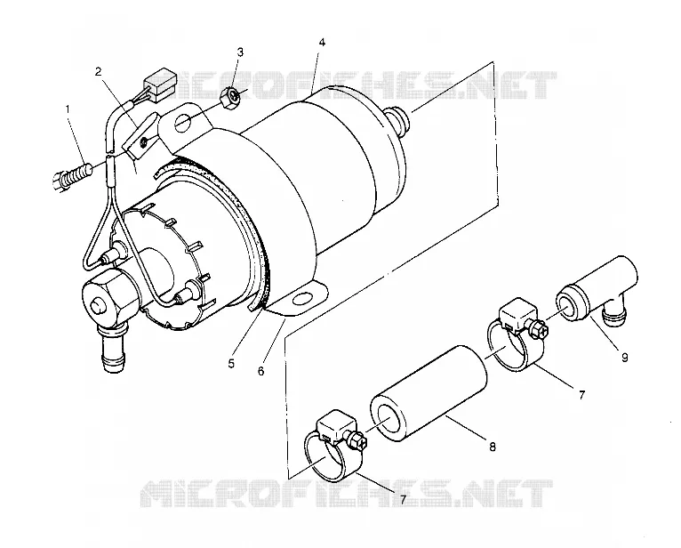 POMPE A CARBURANT  500 EFI 0952774, EFI SKS 0952574,   EFI SKS PT 0952974, and EURO (4929052905D001)