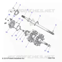 DRIVE TRAIN, JACKSHAFT AND ARBRE DE TRANSMISSION