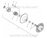 EMBRAYAGE DE TRANSMISSION ASSEMBLY TRAIL DELUXE/0930243 (4923222322028A)