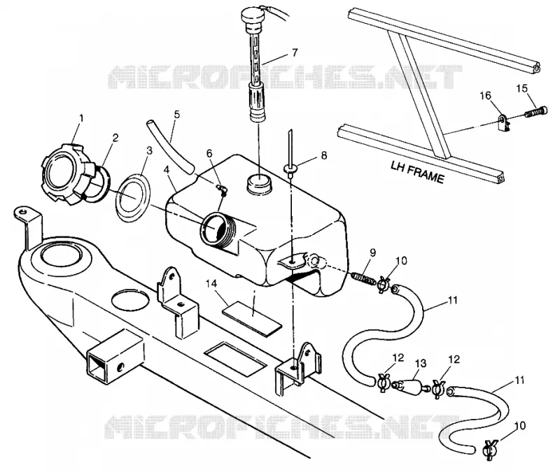RESERVOIR D'HUILE XPLORER 300 W969130 (4935903590A014)