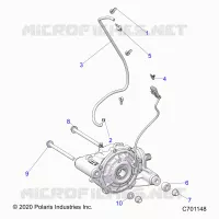 SYSTÃˆME DE TRANSMISSION, FRONT GEARCASE MOUNTING