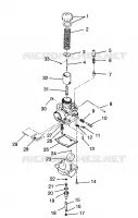 CARBURATEUR SPORT 0980443 AND SPORT TOURING 0980243 (4942054205C009)