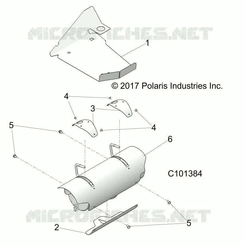 ECHAPPEMENT SYSTEM, SHIELDS