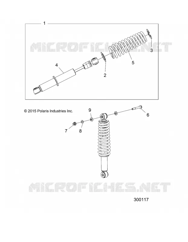 SUSPENSION ARRIERE, SHOCKS, LD AND HD