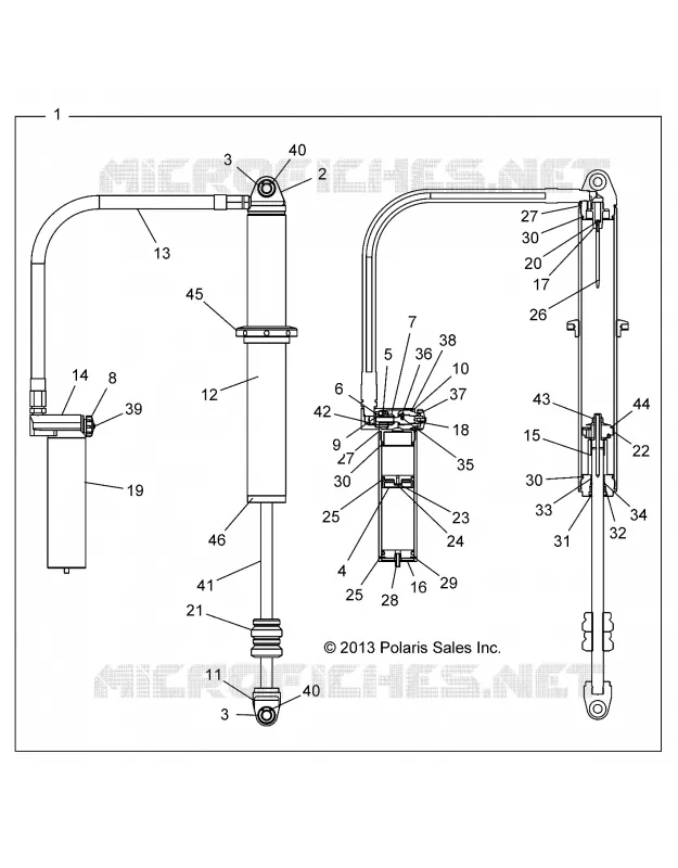 SUSPENSION ARRIERE SHOCK