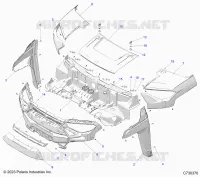 CAPOT AND FRONT FENDERS