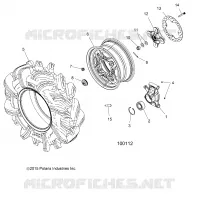 ROUES, REAR AND HUB