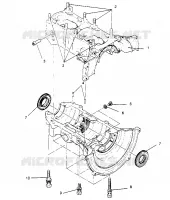 CARTERS MOTEUR ASSEMBLY  TRAIL 0952761, TRAIL DELUXE 0952262,   and EUROPEAN TRA (4928862886C012)