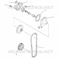 POMPE A EAU 440 0962760 (4931743174C007)