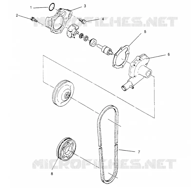 POMPE A EAU 440 0962760 (4931743174C007)