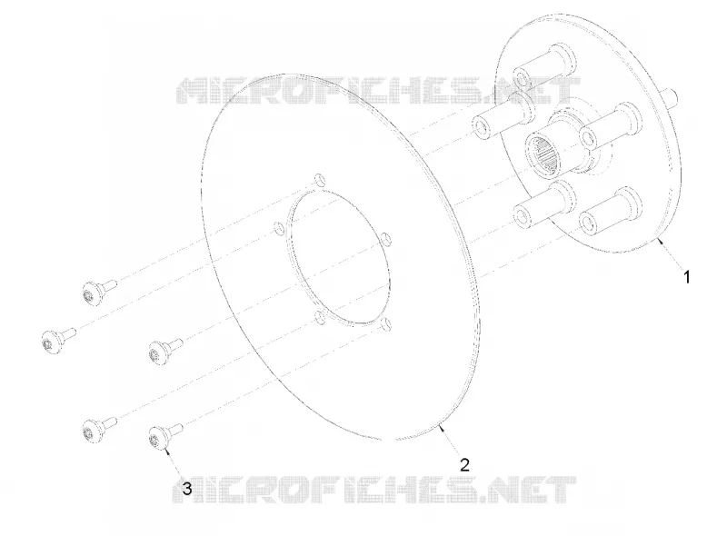 ROUES, COMPONENTS, END, 9.21 INCH, DISC 5 BOLT