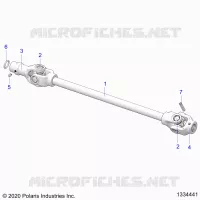 SYSTÃˆME DE TRANSMISSION, FRONT PROP SHAFT