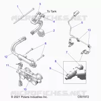 SYSTÃˆME D'ALIMENTATION, RAIL, LINES AND THROTTLE BODY