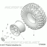 ROUES, REAR