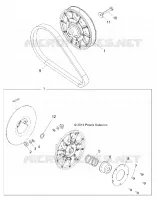 SYSTEME DE TRANSMISSION, SECONDARY CLUTCH