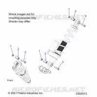 SUSPENSION, SUPPORT AMORTISSEUR , REAR SUSP.